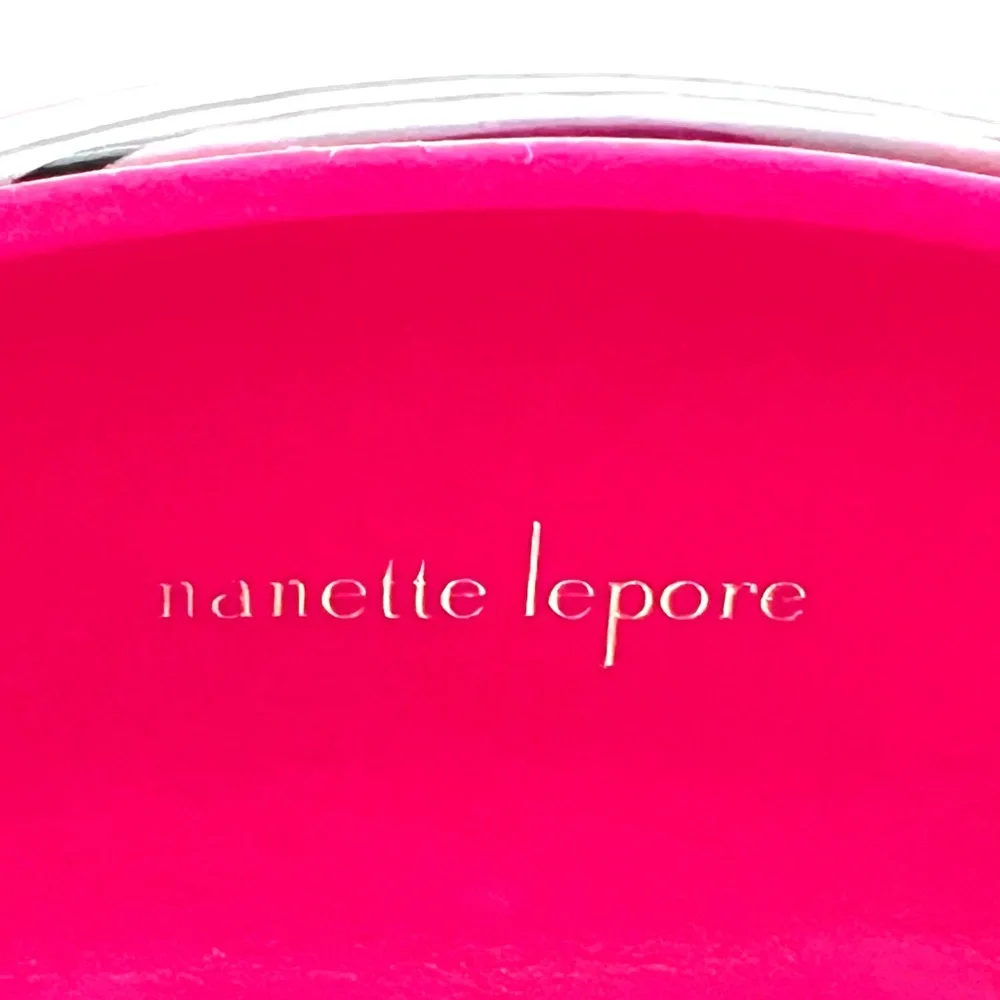 Nanette Lepore Clam Shell Hard Shell Glasses Case w/ Wristlet Strap - NWOT
